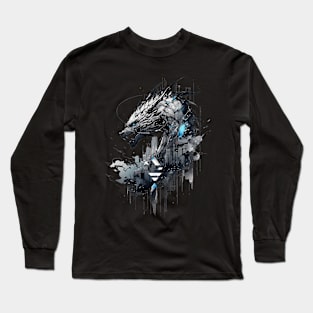 Mecha Tier Tiger Wolf Fuchs Pferd Cyborg Long Sleeve T-Shirt